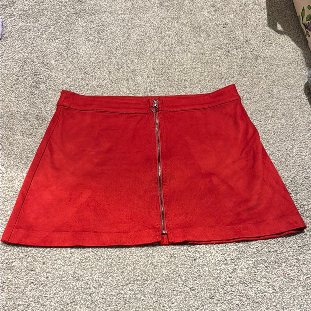 Zara Red Women's Skirt